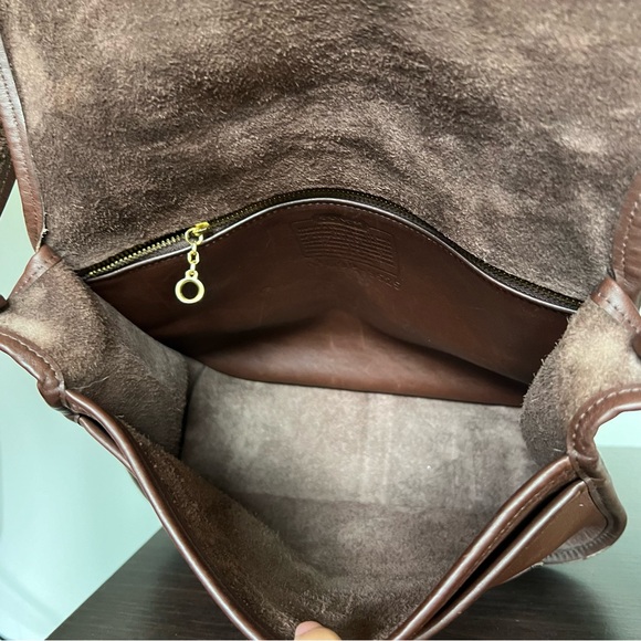 Vintage coach stewardess bag 9525 mahogany made in Costa Rica - Picture 8 of 12